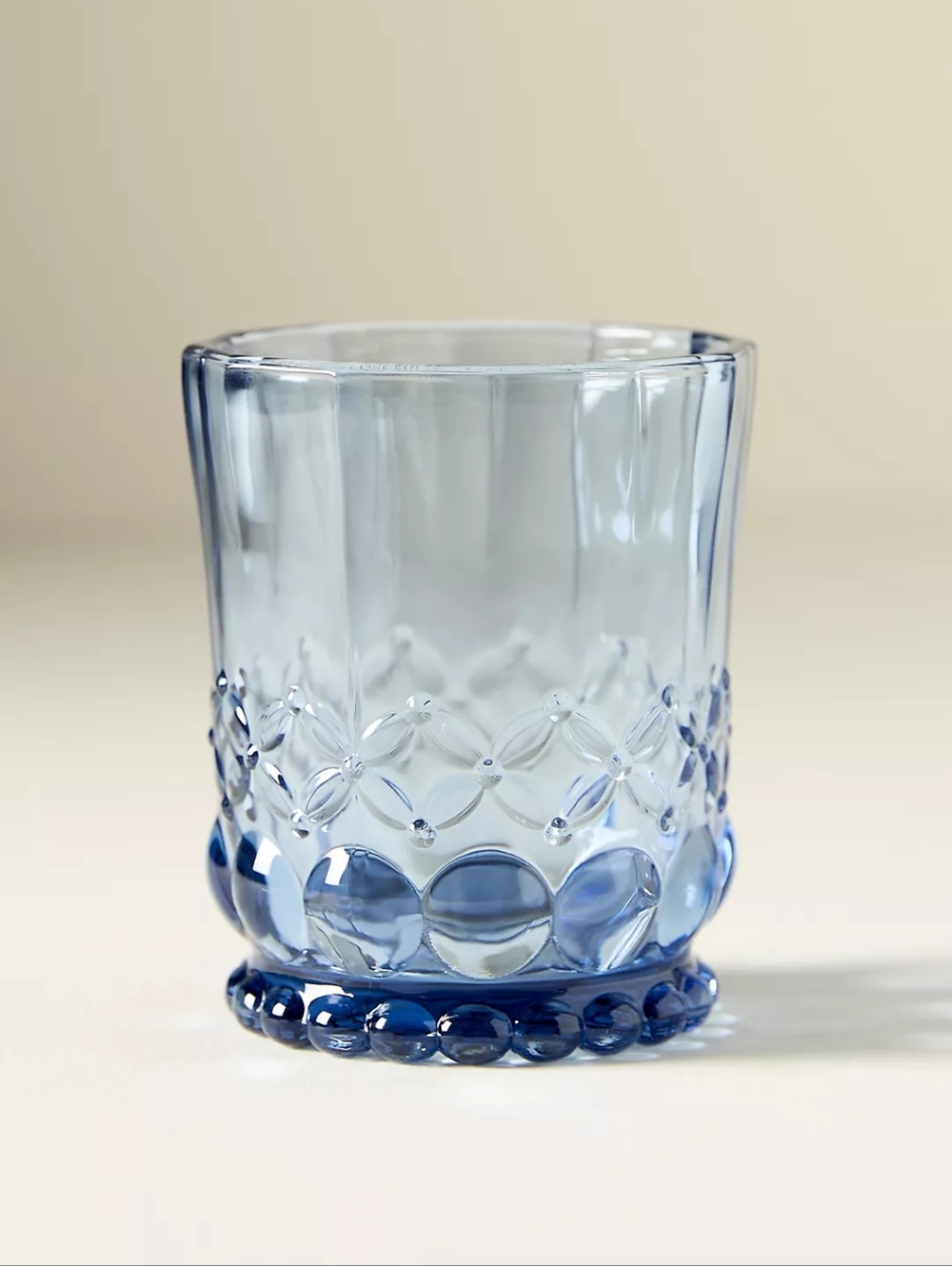 Anthropologie Savannah Juice Glasses, Set of 2 Blue